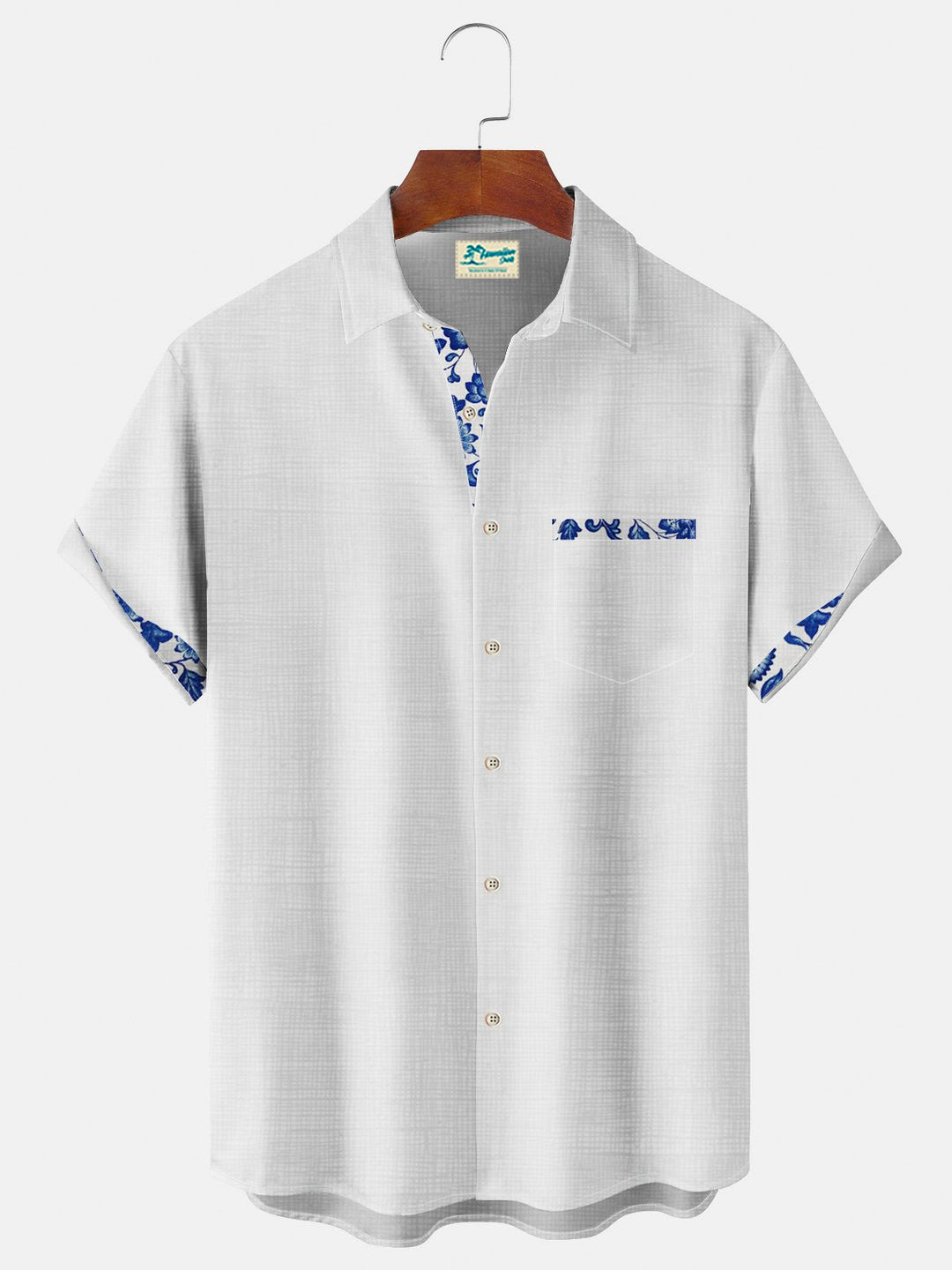 Alohadaddy Cotton-Linen Casual Shirts Natural Breathable Summer Lightweight Hawaiian Shirts