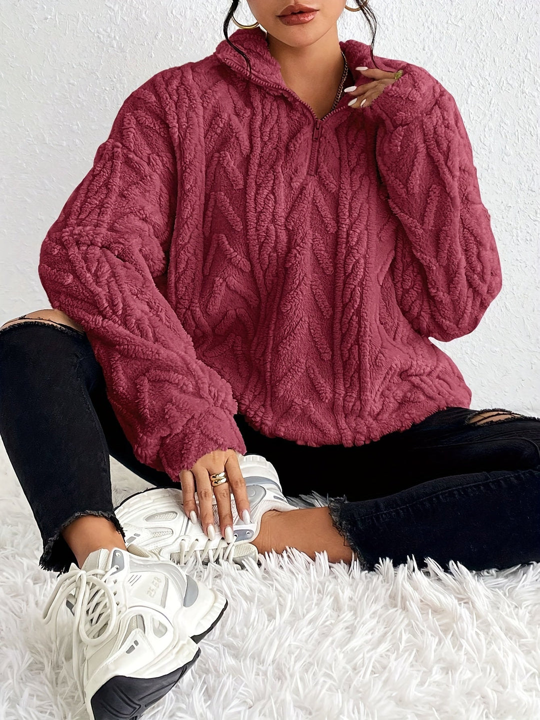 Elegant Fleece Trøje