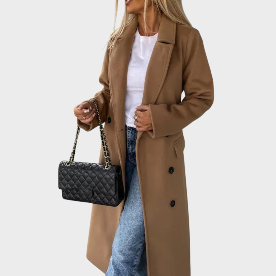 Ginette | Frakke med Revers og Knapper