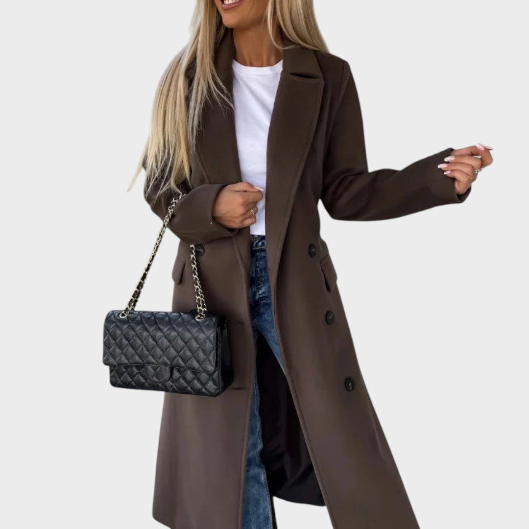 Ginette | Frakke med Revers og Knapper