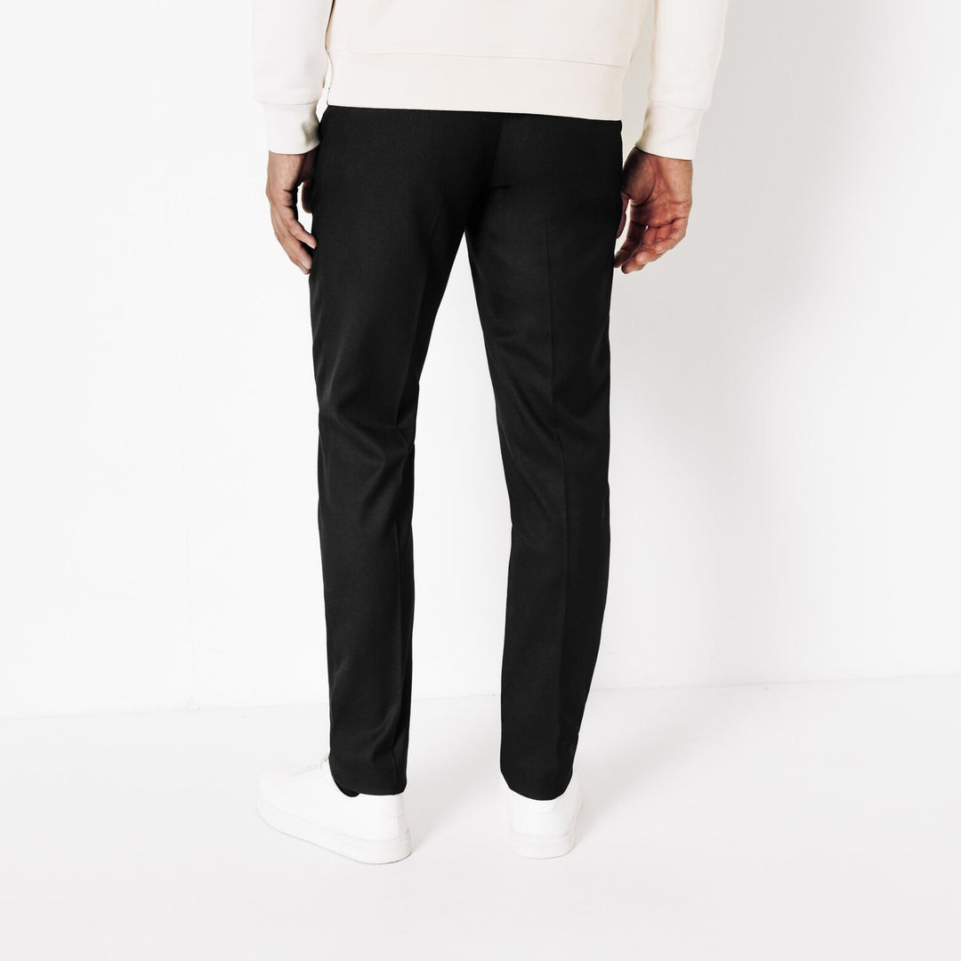 Slim fit jakkesætsbukser - Sort