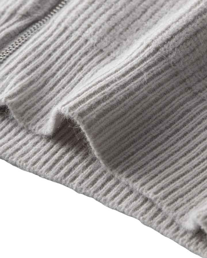 Four Seasons Merino Uld Zipped Cardigan