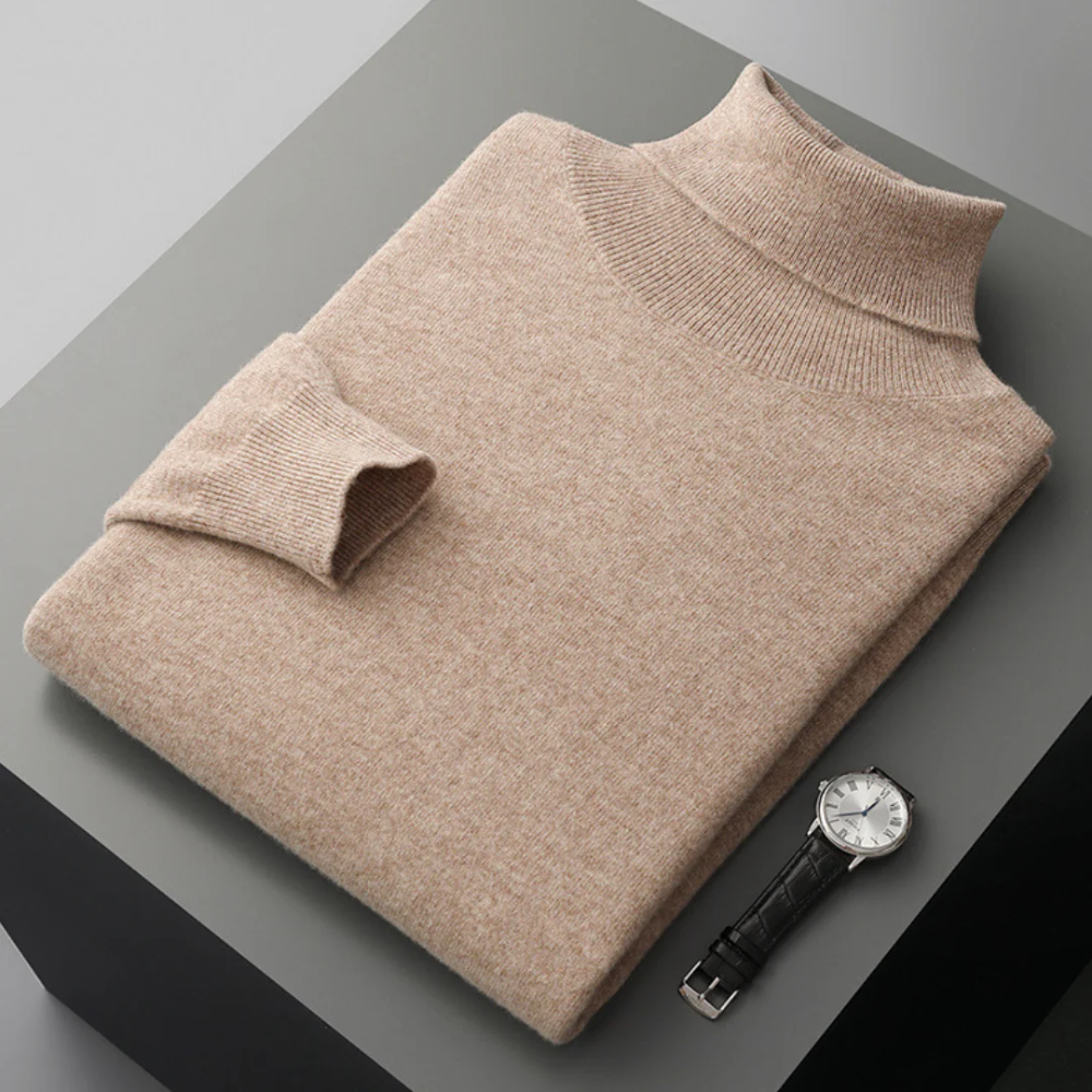 Cagliari Merino Uld Turtleneck