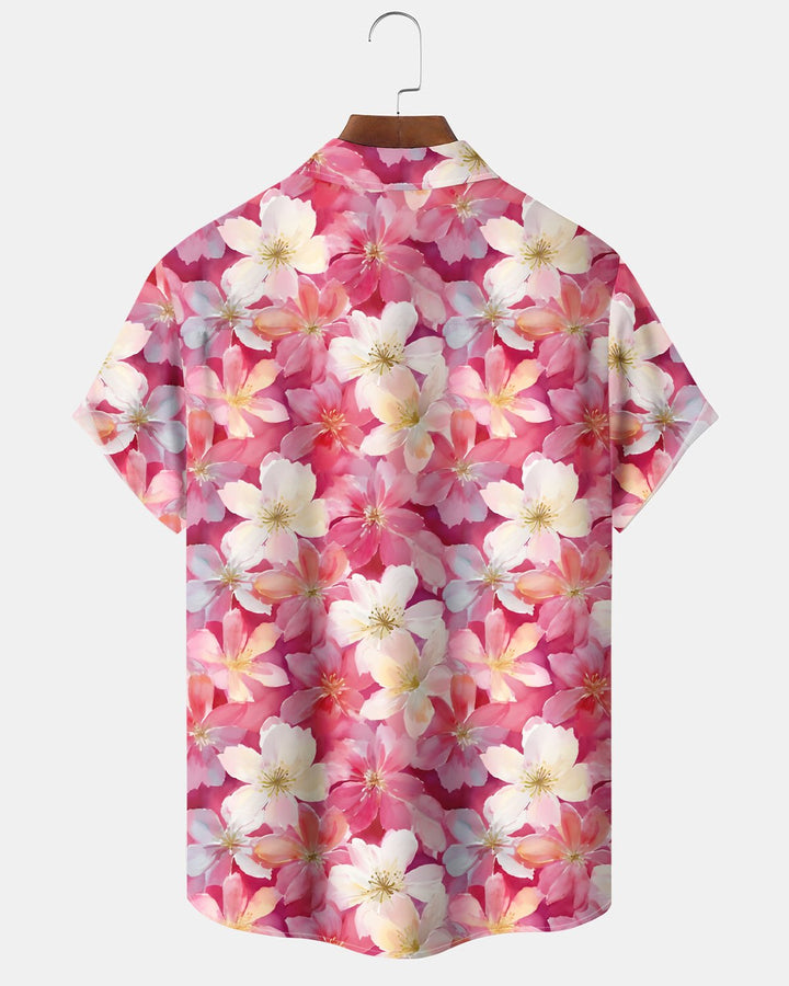 Alohadaddy® Hawaiian Tropical Hibiscus Flower Aloha Men's Shirt