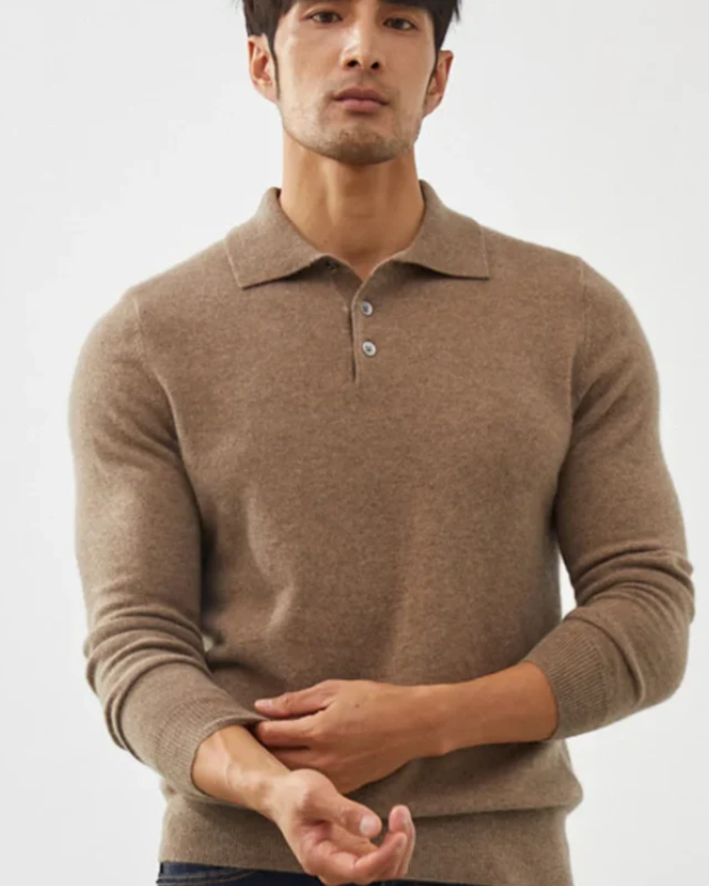 Ponza Cashmere Polo Sweater