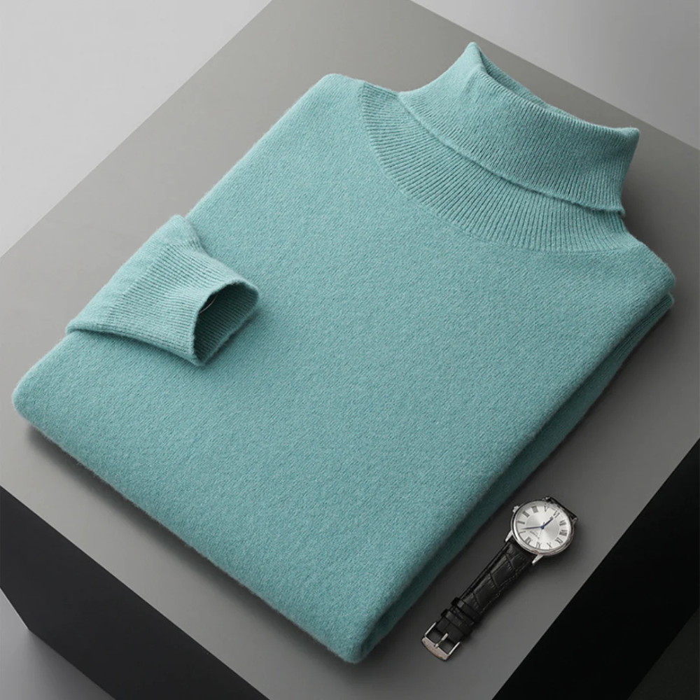 Cagliari Merino Uld Turtleneck