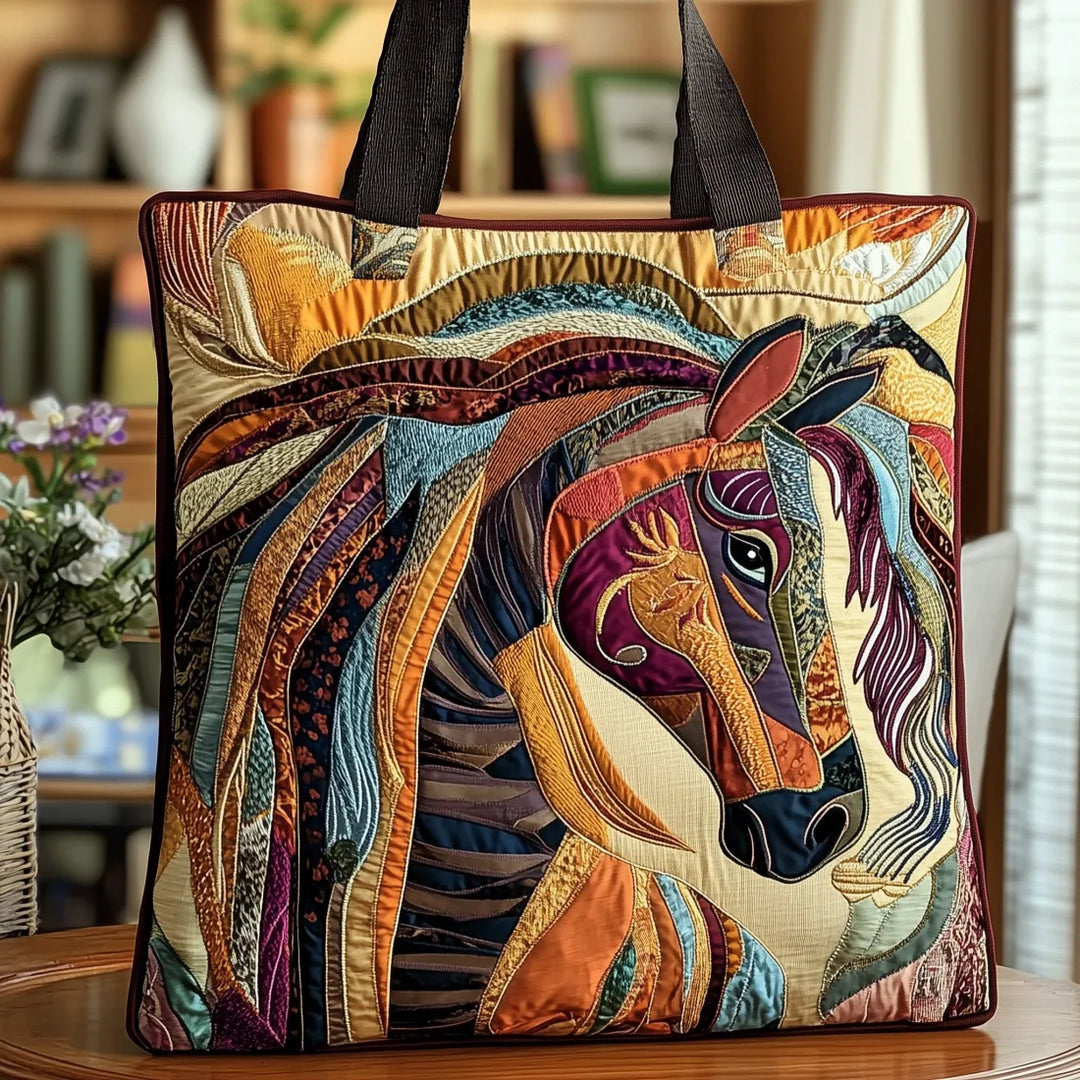 Håndlavet Taske | Mosaik Hest