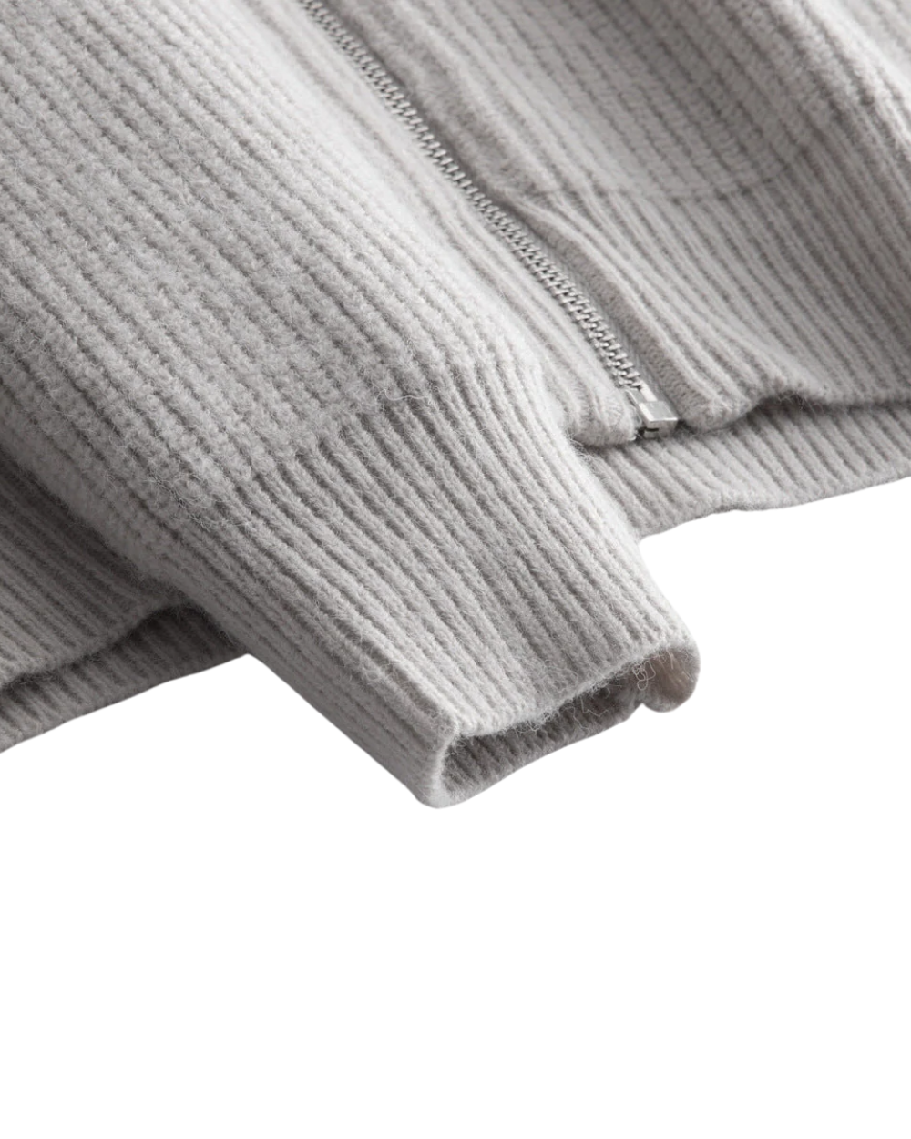 Four Seasons Merino Uld Zipped Cardigan