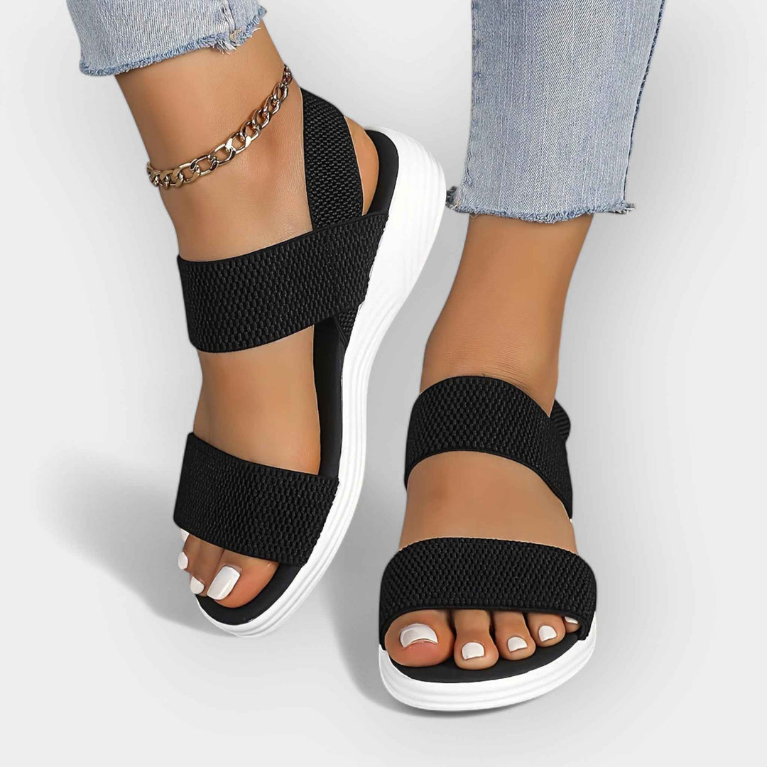 Komfortable Elastiske Sandaler