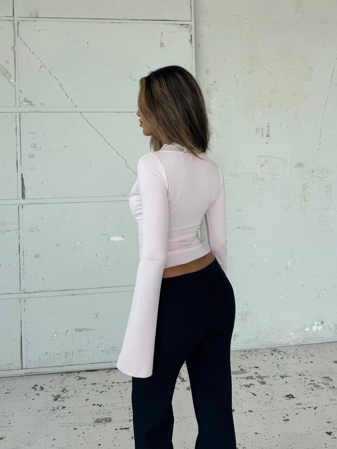 Smuk Luna basic top - lyserød