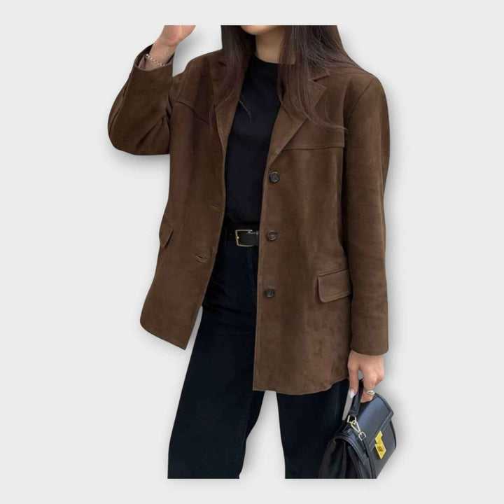 Elegant Jakke med Tidøst Stil