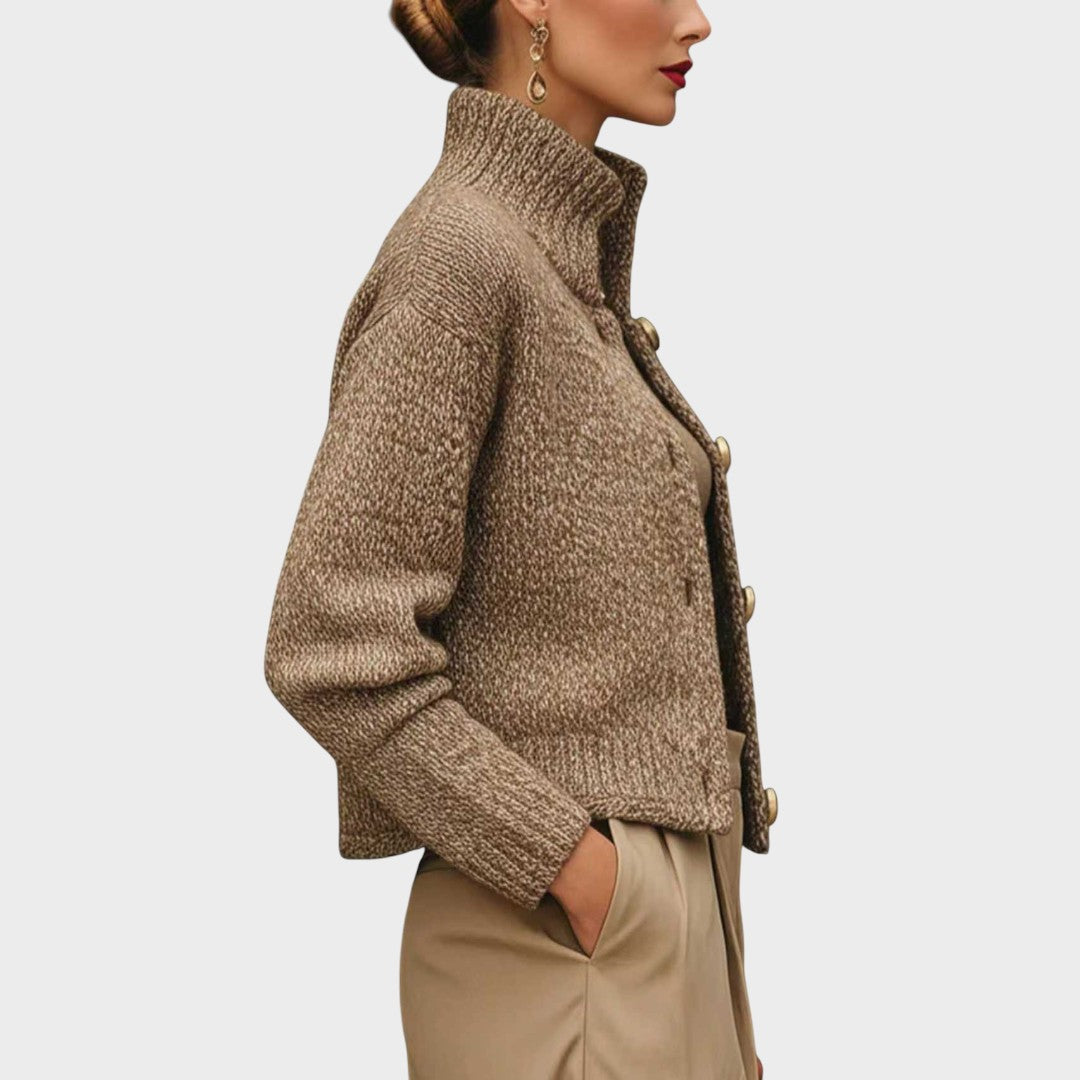 Violette | Kort Jakke med Knapper