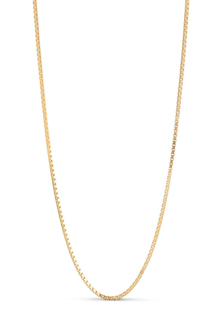 Box Chain 1,45 mm | 925S/GP | Halskæde fra Enamel