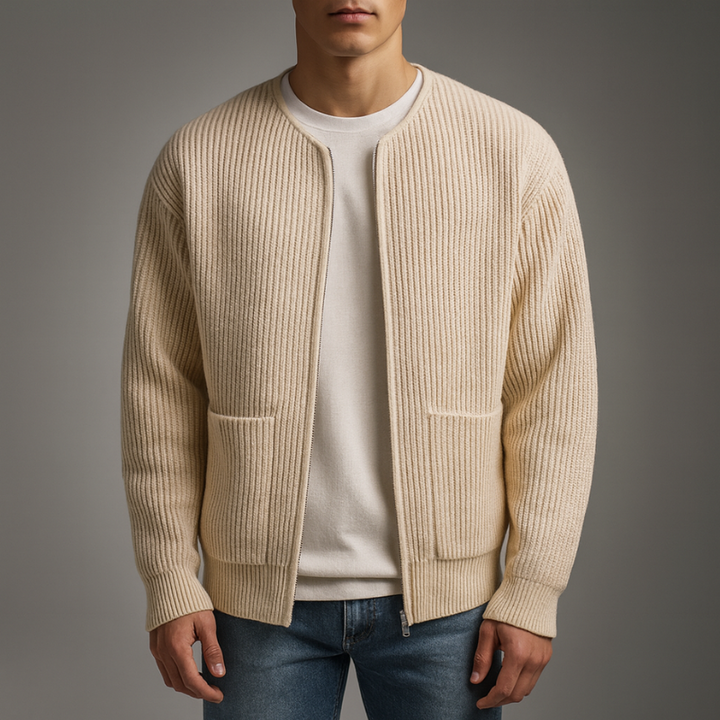 Calvin – Zip Cardigan
