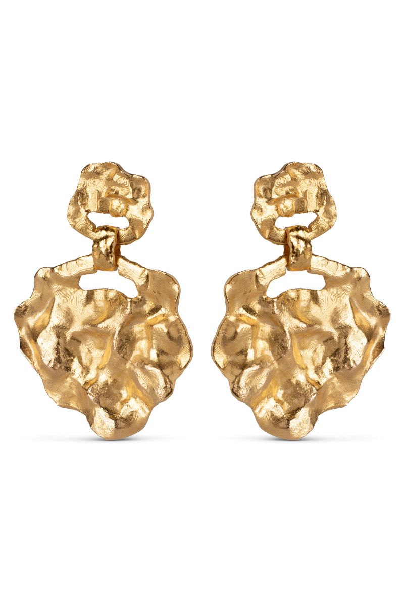 Windy Large Earring | 925S/GP/M | Øreringe fra Enamel