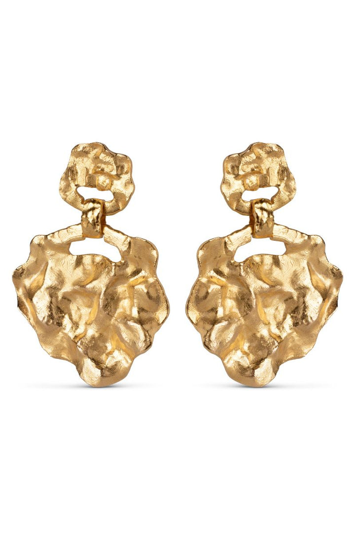 Windy Large Earring | 925S/GP/M | Øreringe fra Enamel