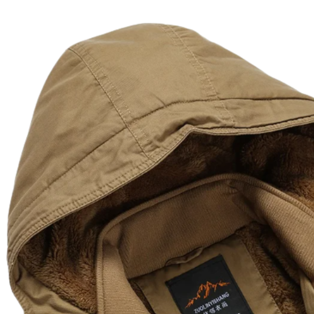 Elegant Bomuldsforet Vinterjakke