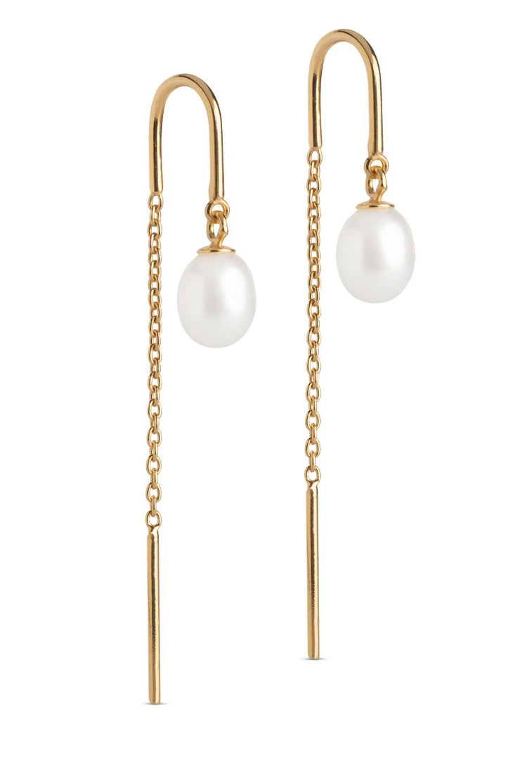 Eleanor Pearl | Pearl | Earrings fra Enamel