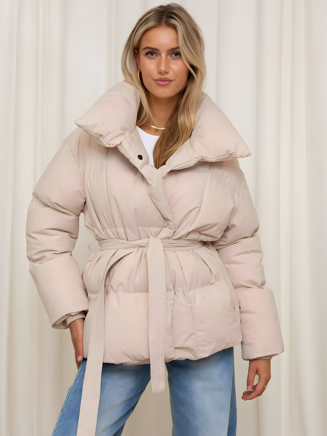 Elegant Vatteret Jakke