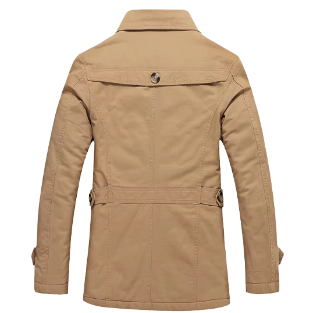 Elegant quiltet frakke