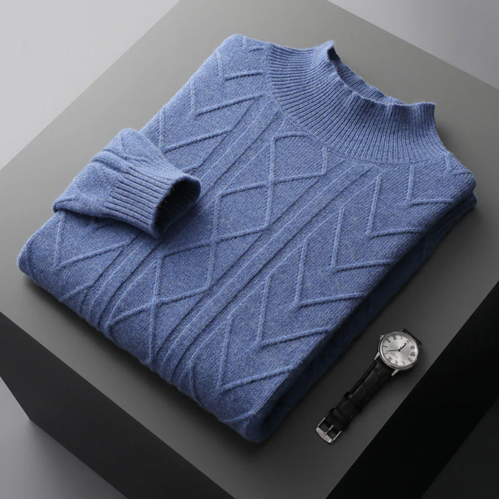 Mizar Mønstret Cashmere Sweater