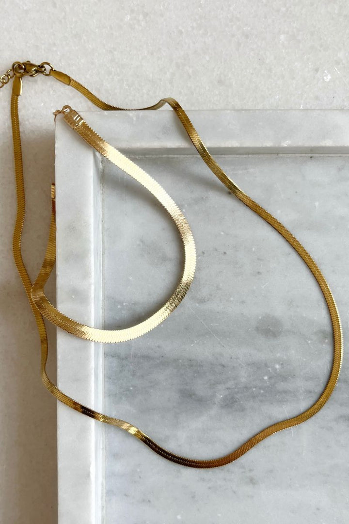 Ivy Python | Guld | Halskæde fra Birdsong