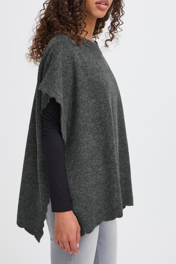 Blød MACHA poncho