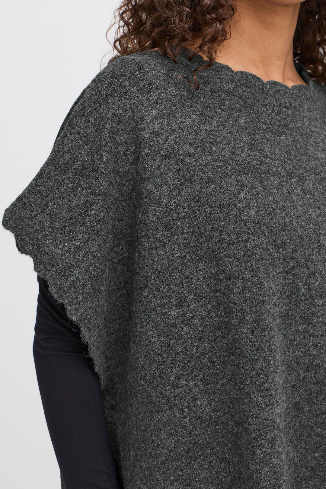 Blød MACHA poncho