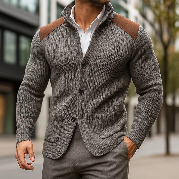SKAGEN SIGNATURE  Strukturstrikket Herreblazer