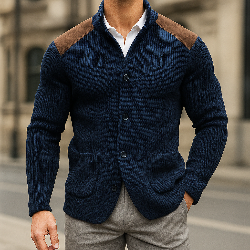 SKAGEN SIGNATURE  Strukturstrikket Herreblazer