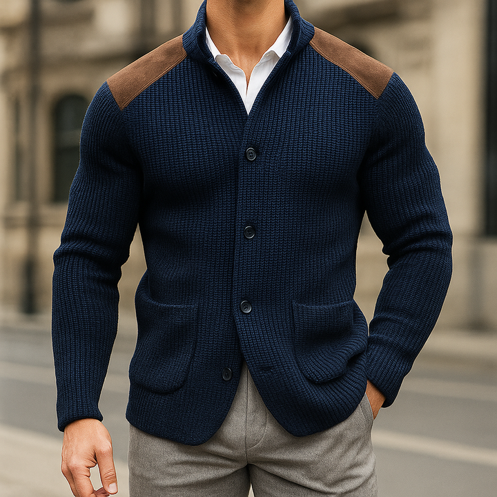 SKAGEN SIGNATURE  Strukturstrikket Herreblazer