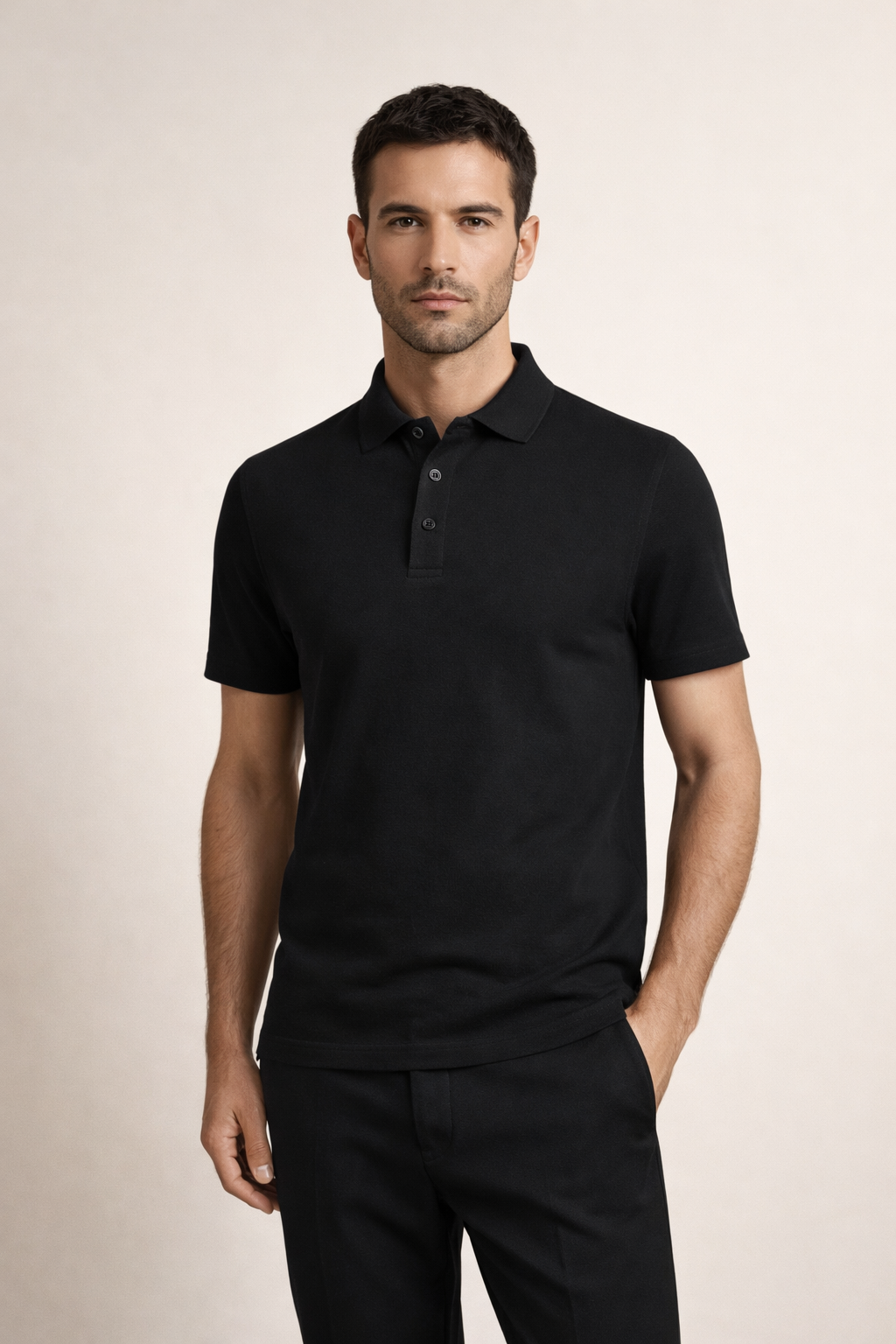 Polo Raffinata Sort