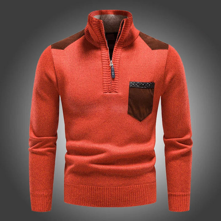 Uld Zip Sweater