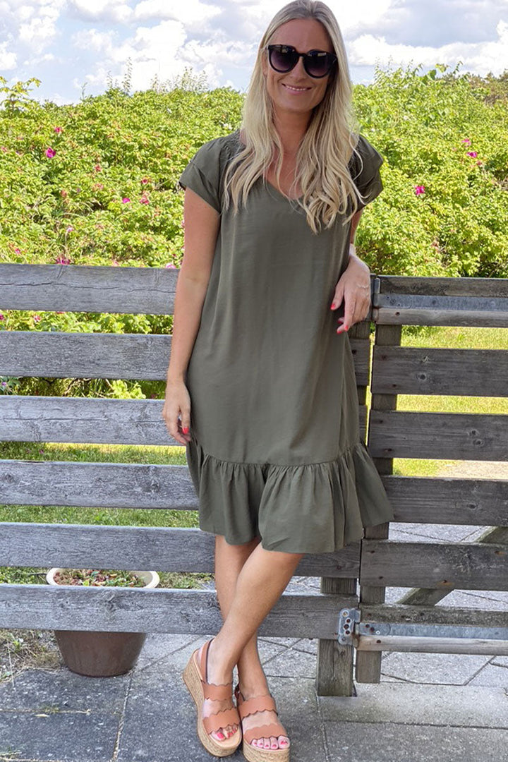 Sunrise Cropped Dress | Dark Army | Dress fra Co'couture