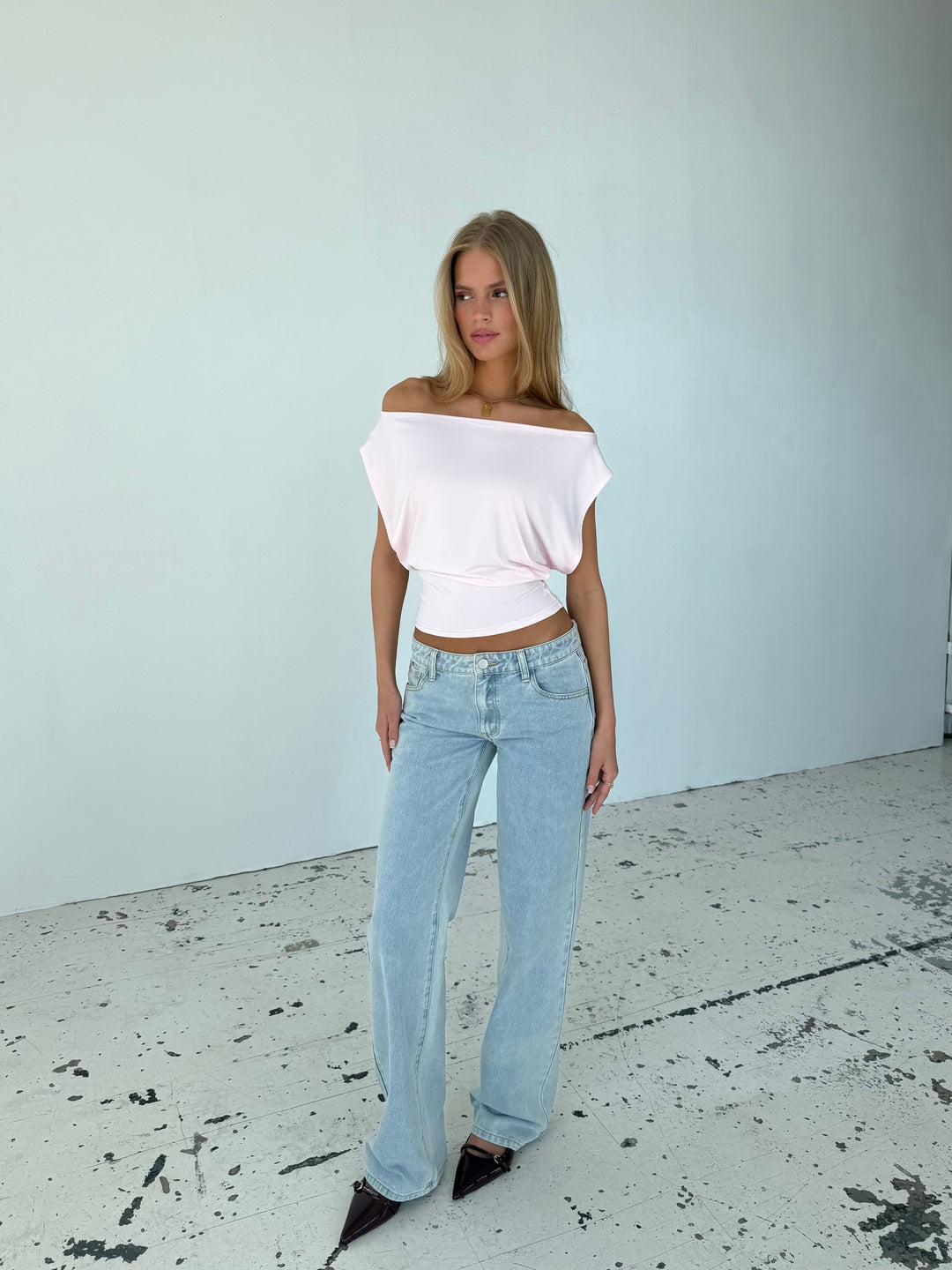 Hera basic top - lyserød