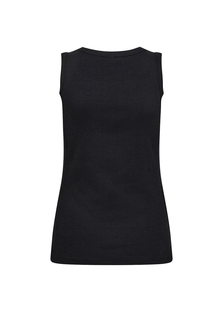 MIGNON klassisk top i sort