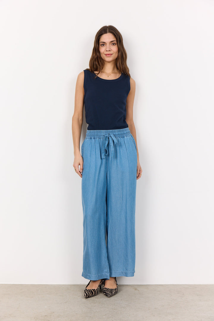 MIGNON klassisk top i NAVY