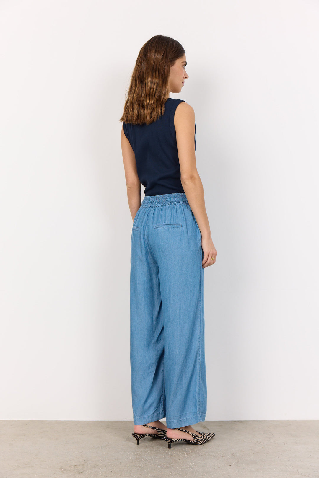 MIGNON klassisk top i NAVY