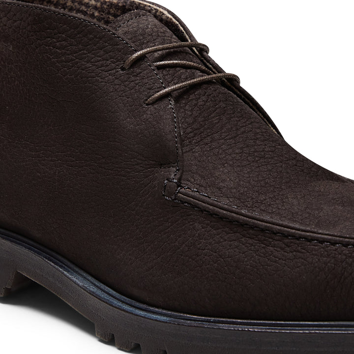 Luksuriøs Kakao Nubuck Ørkenstøvle til Mænd – Håndlavet, Komfort og Stil