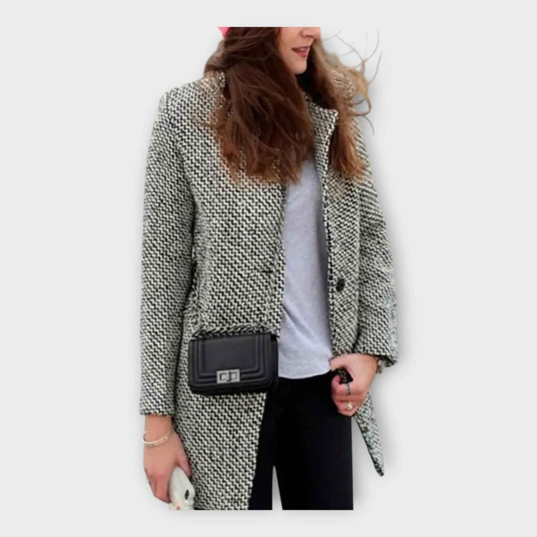Elegant Uldfrakke med Tidløst Design