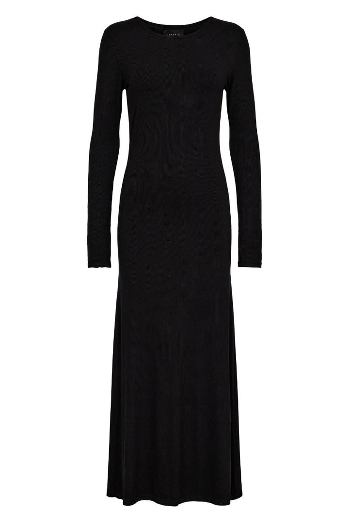 Natalia Ls Long Dress | Black | Kjole fra Liberté