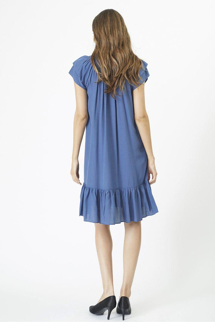 Sunrise Cropped Dress | Sky Blue | Kjole fra Co'couture
