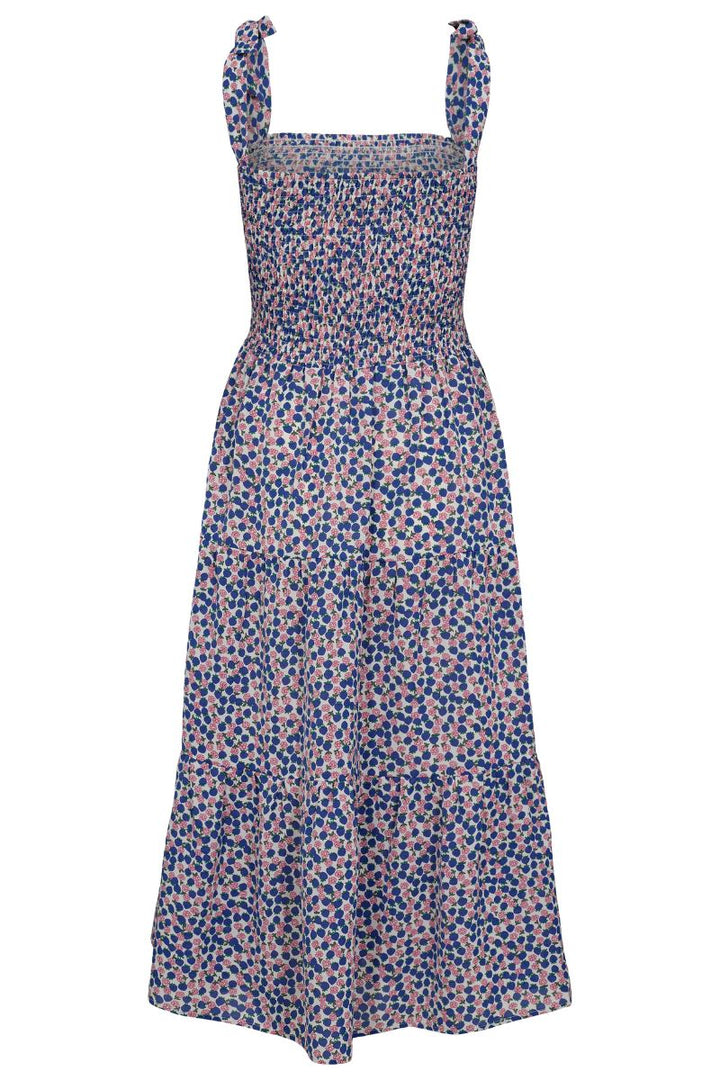 Gronja Strap Dress | Blue Strawberry | Kjole fra Liberté