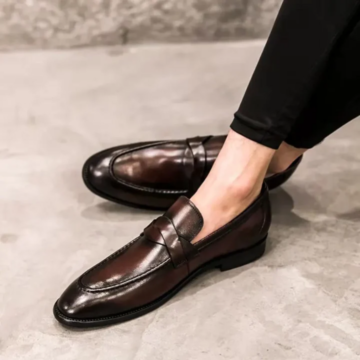 Chic Læder Loafers