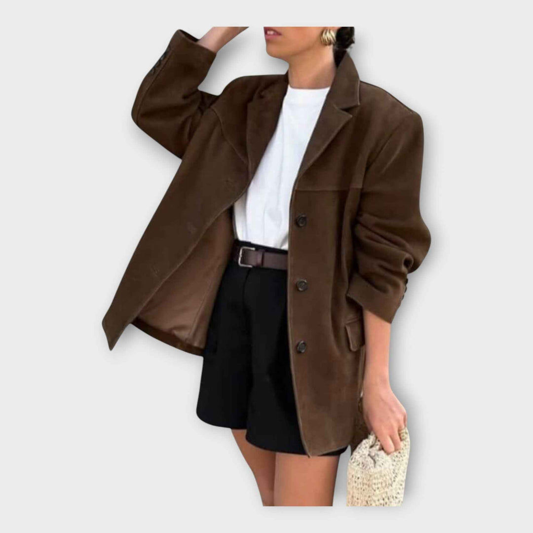 Elegant Jakke med Tidøst Stil