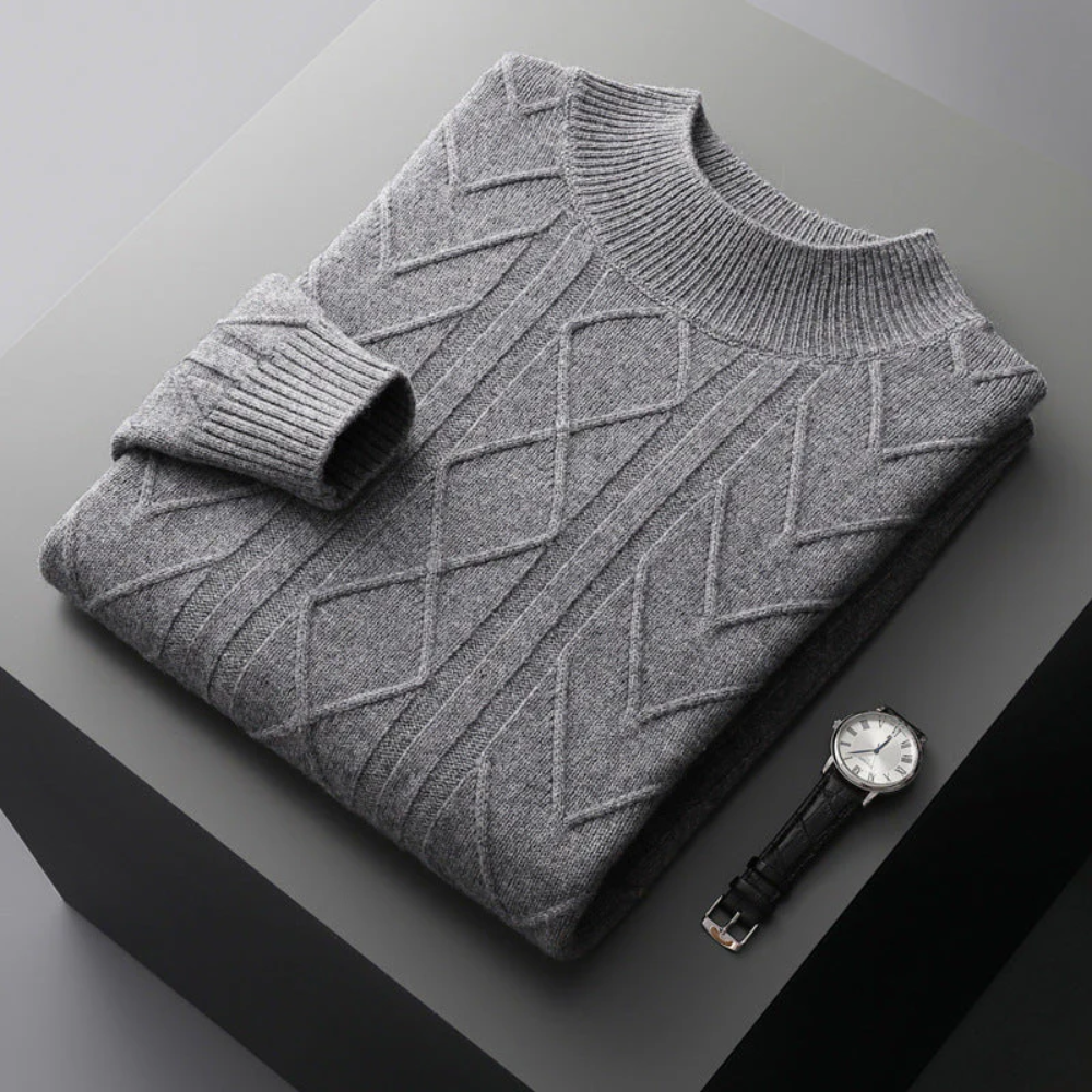 Mizar Mønstret Cashmere Sweater