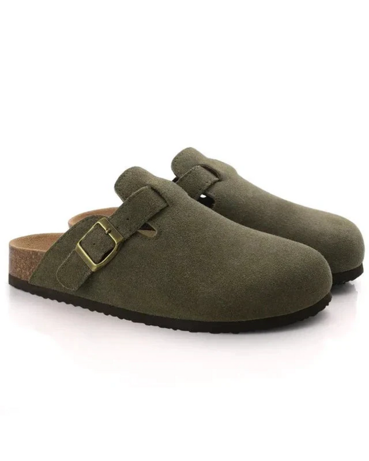 Oxford Suede Træsko