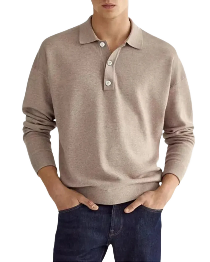 Elegant Polo Sweater