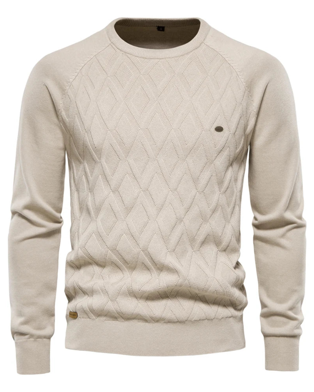 Herresweater med Ternet Design V2