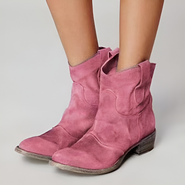 Chic Suede Ankelstøvler